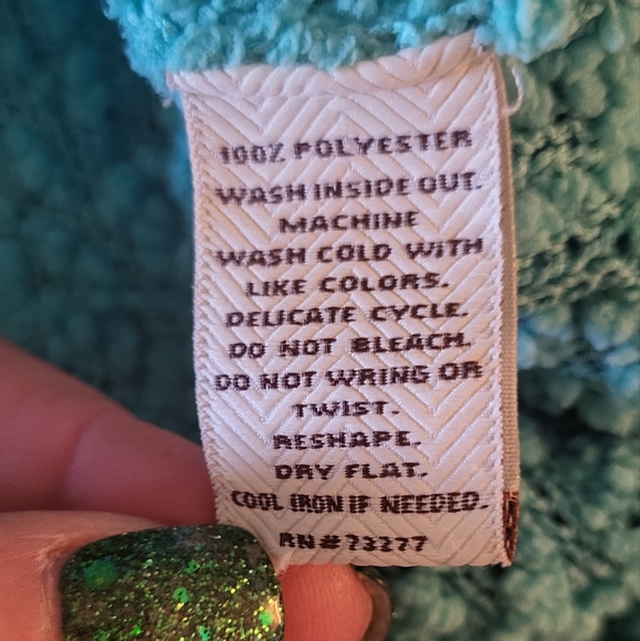 Green Sonoma V-neck Sweater in Green, Size 2X - Picture 3 of 6